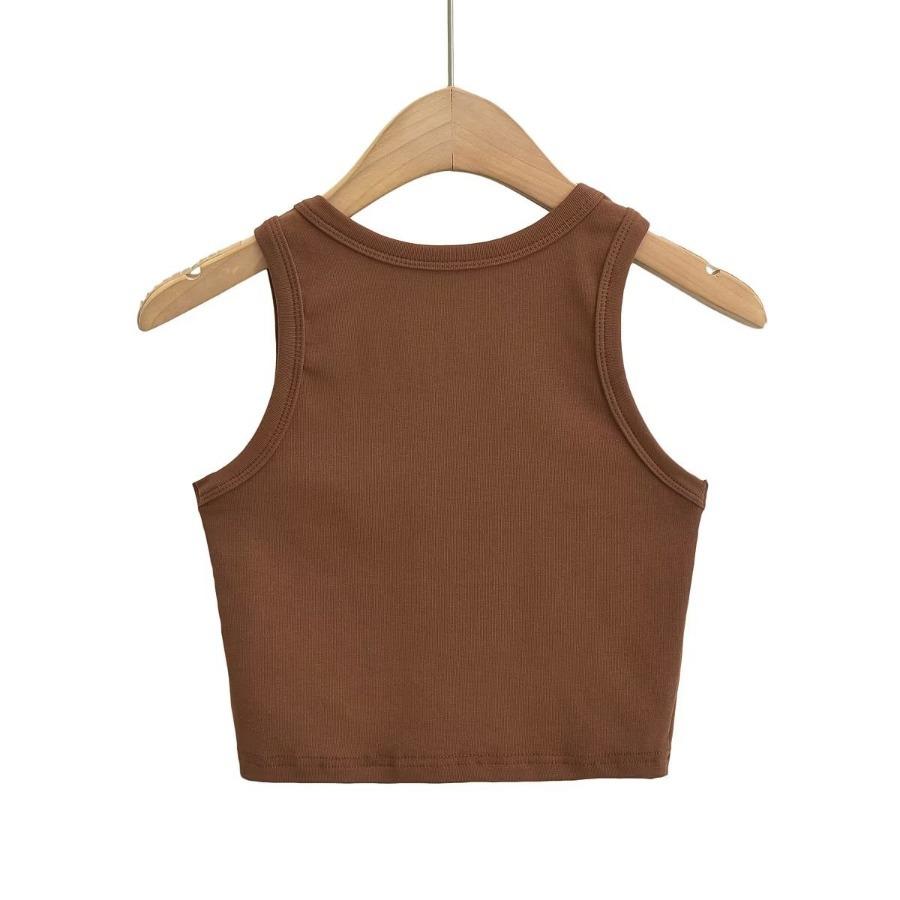 Summer Women Tank Tops Sleeveless Short Style Tee Sexy Slim O Neck Female Clothes