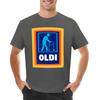 Oldi T-Shirt Anime T-Shirts Sommer Oberteile Einfarbige Schwarze T-Shirts Unisex