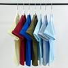 250g Pure Cotton Heavyweight Short-Sleeve Solid Color Loose T-Shirt - Niche Japanese-Style Trend