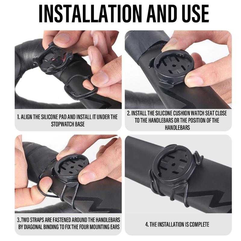 Road Bike Computer Stopwatch Mount Odometers Handlebar Holder Extension Mount Cycling Speedometer Support Holder