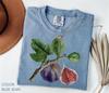 Vintage Fig Shirt Comfort Colors, Botanical Fruit Shirt, Y2K Cottagecore Aesthetic Nature Shirt, Garden Shirt, Foodie Gift, Plant Lover Gift