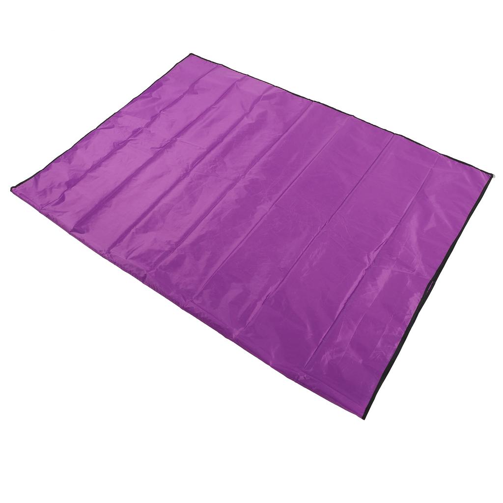Sun Shade Sail UV Block Foldable Rectangular Awning Cloth for Courtyard Garden Swimming Pool Purple