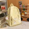 Schoolbag Cute Cat Embroidered Schoolbag Junior High School Girls High Value Ins Niche Design Sense Lightweight Research Backpack