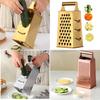 Kitchen Steel Stainless 4 Sided Box Food Grater Vegetable Cheese Shredder Slicer