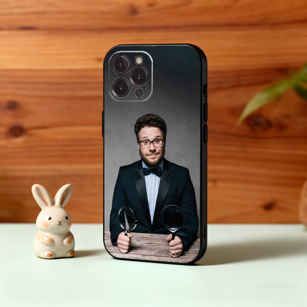 

Seth Rogen Canadian Actor Phone Case For iPhone17,16,15,14,13,12Plus,Pro Max,XS,5G Soft Silicone Black Cover iPhone17PRO