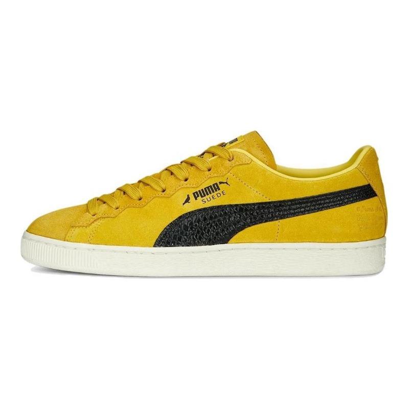 Staple x PUMA Suede Unisex Low-Top Sneakers Yellow Black 391567-01 36