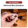 400Pcs Silicone Faucet Leak-proof Sealing Gasket Pipe Triangle Valve Washer Tap Hose Prevent Dripping   Leakage Plug Teflon Ta