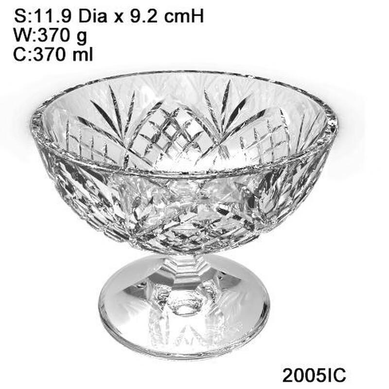 CH Dublin High-Footed Glass Dessert Bowl 370ML