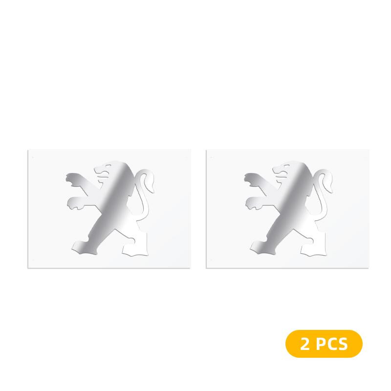 

Fashion Car Styling Metal Emblem Car Interior Dekoration Stickers Badges For Peugeot 308 408 508 RCZ 208 3008 2008 206 207 307