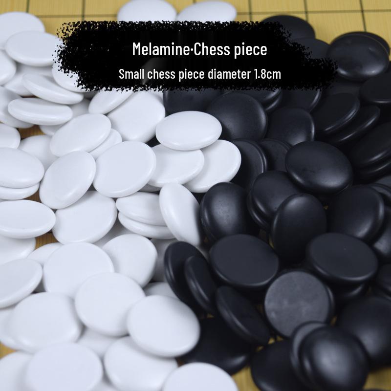 1,8 cm Imitation Jade Go-Steine, Schwarz und Weiß Harz Melamin, Klein 22 mm, Großpackung