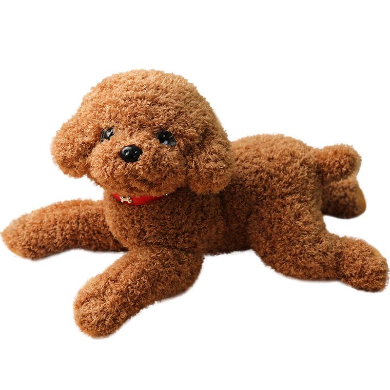 Cute Teddy Dog Plush: Soothing Small Dog Doll for Sleeping & Hugging