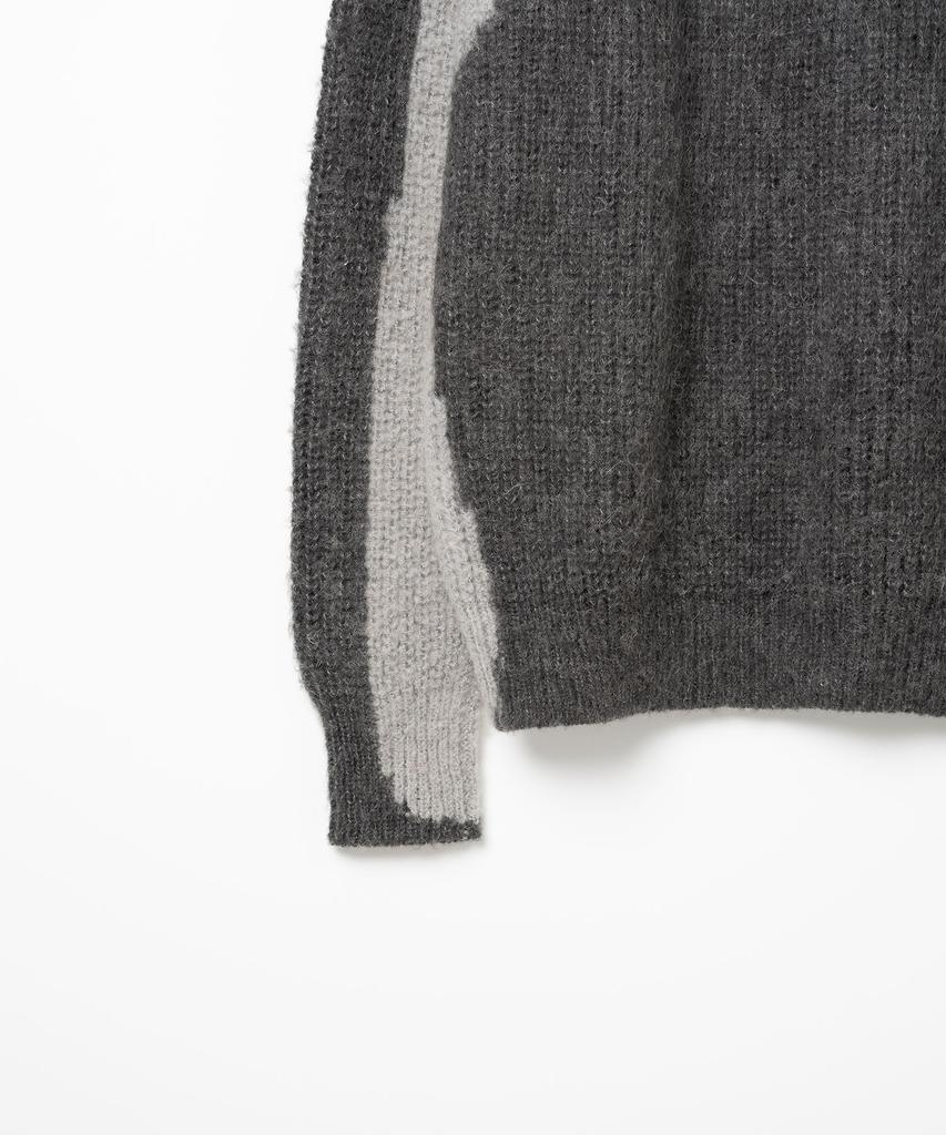 MILLO ARCHIVE Crewneck Dyed Knit [Charcoal]