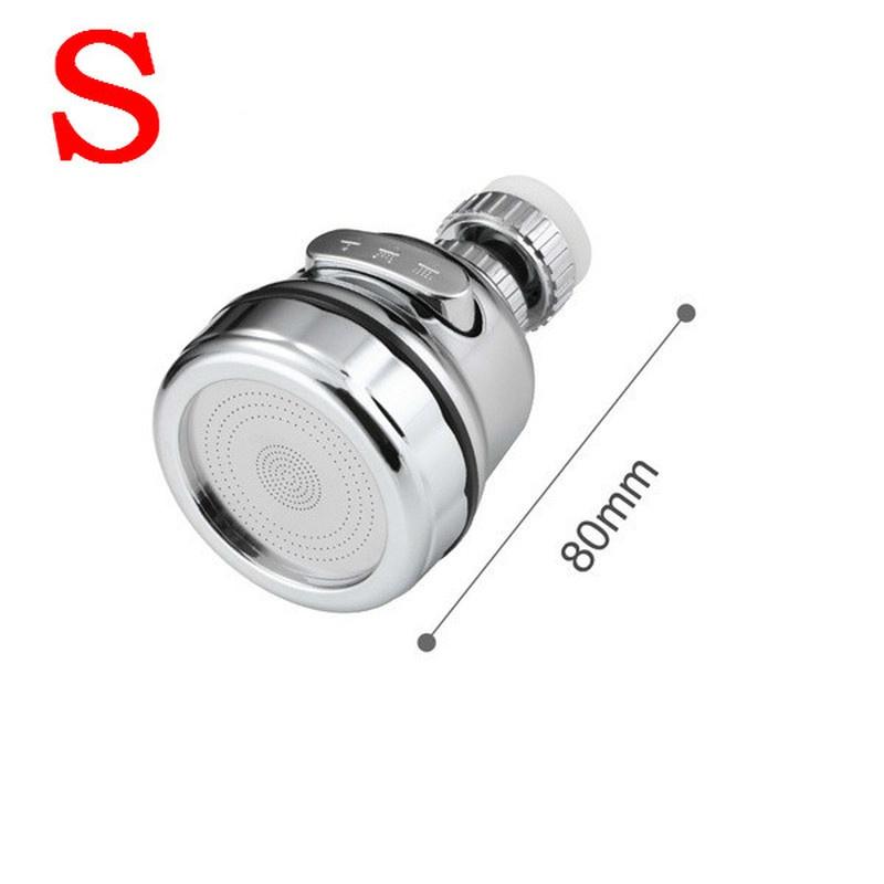 Three-speed Adjustable Booster Nozzle 360-degree Universal Faucet Splash-proof Nozzle for Kitchen Bathroom Faucet Sprayer