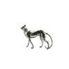 Resin Cheetah Decor Figurine With Antique Finish For Living Room Or Desk