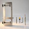 Door Hinge Mortising Template Stainless Steel Kit Complete for Carpenters,