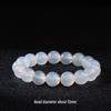 Armband van natuurlijke witte agaat (kwaliteit 7A) voor mannen en vrouwen