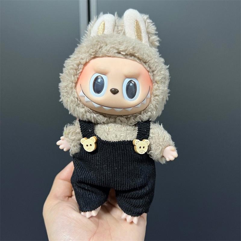 Neue 17cm Latzhosen Kollektion Kleidung Accessoires für 17cm Labubu Kleidung Geschenk