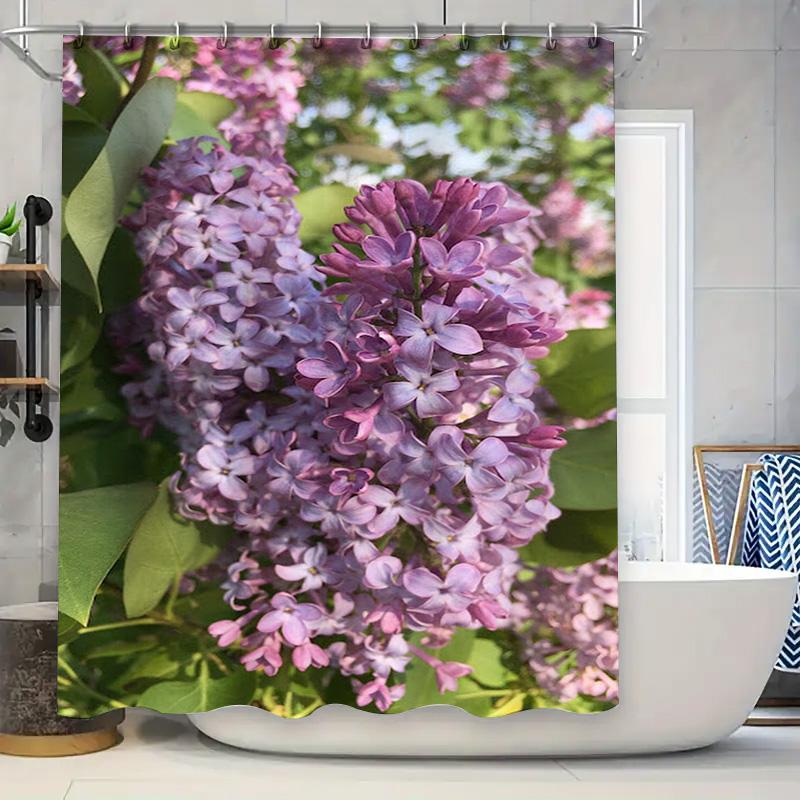 

Vibrant Coral Reefs Waterproof Shower Curtain For Bathroom Decor Pink Red Blue Green Fabric Size 180X200Cm Free Drainer Hole Del W60H190(CM)-1 Pcs