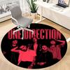 1pc One Direction Music Band Office Round Area Rug, Under Office Chairs Bedroom Living Room Home Decor  a1016253