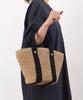 Cuco Tape Handle Paper Tote Bag 2413112060 Camel (144)