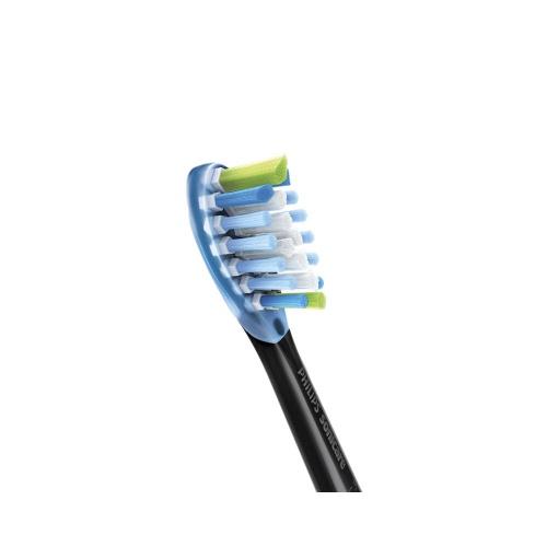 Philips C3 Premium Plaque Defense HX9045/88 Sonic Toothbrush Heads, Black
