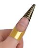 50PcsSet Nail Art Tip Acrylic UV Gel Extension Guide Form Sticker Manicure Accessory