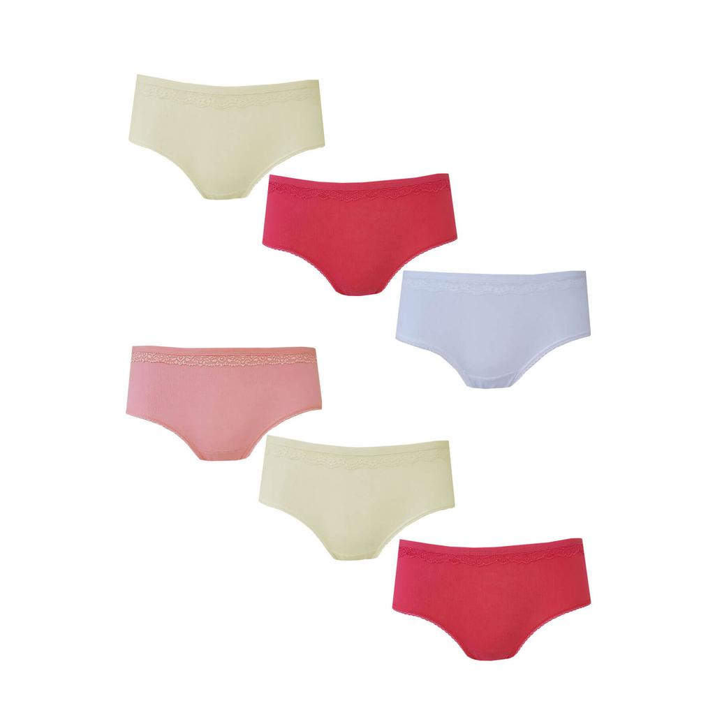 Set de lenjerie intimă Tutku de 6 chiloți din bumbac Pınar Bato pentru fete