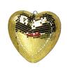 Funkelnde Glasherz-Dekoration Handgefertigtes Liebesherz Glas-Hängeornament Für Schlafzimmer Wohnzimmer Valentinstagsgeschenk