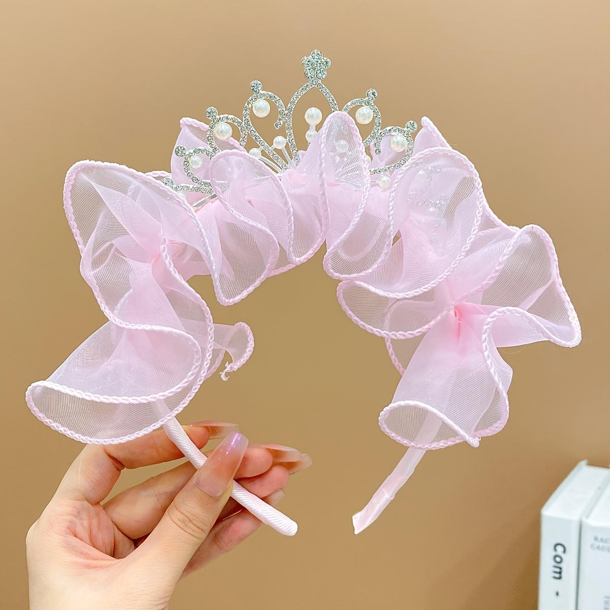 

Girls Mesh Crown Headband, Holiday Hair Accessories