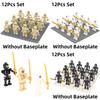 Lojo Ninja Scheletro Soldato Blocchi da Costruzione Plastica ABS Particelle Mini Figure da Costruzione