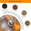 2pcs/pack Wooden Salt And Pepper Grinder Set Solid Acacia Wood Crafted Adjustable Coarseness Manual Grinder with Mill Tray