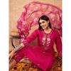 Indian Viscose Chanderi Kurta Set Women Wedding Wear Kurti Pant Dupatta Set V-101