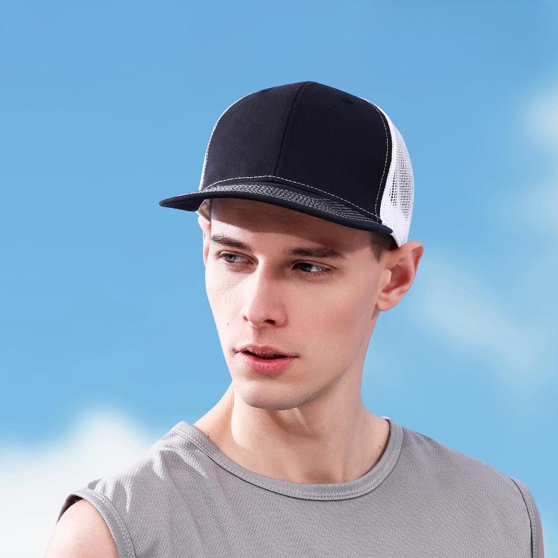Baseball Cap Men Outdoor Sports Breathable Net Hat Women Fashion Color Block Sun Protection Baseball Cap