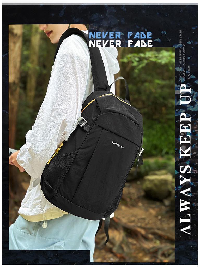 Men's Large Capacity Outdoor Backpack - Lightweight, Casual for Hiking, Travel, Cycling, School, and Laptop Use