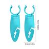 2 Stück Sichere Befestigungsklemmen Halter Paddelbrett Zubehör Einfache Montage Stand Up Paddle Board Clips Kunststoffhalter