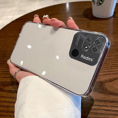 Luxury Transparent Soft Case For Xiaomi Redmi Note 11 10 9 Pro A1 10C 9T Mi 12 Lite Pro Poco X4 X3 NFC M4 M3 Pro 4G 5G Clear Silicone TPU Back Cover