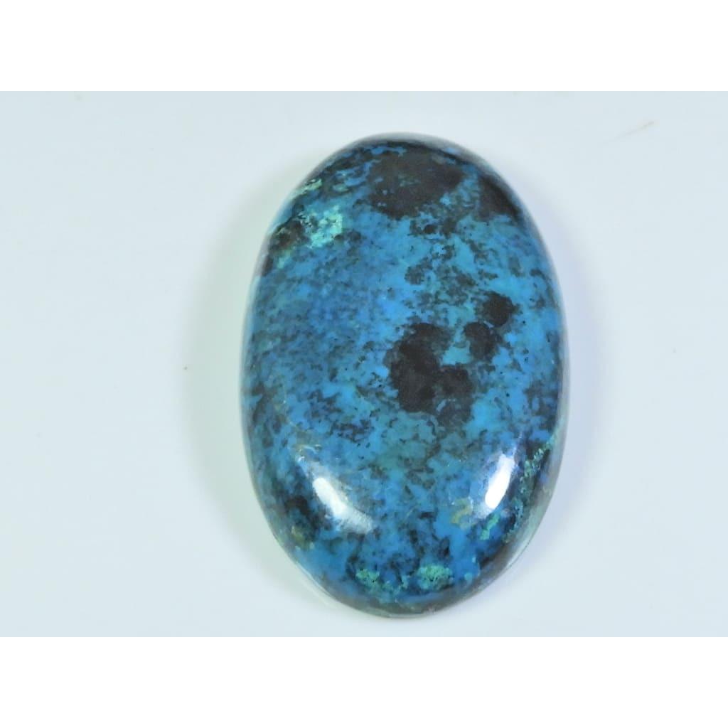 28X47X08MM Natural Shattuckite Oval Shape Cabochon Loose Gemstone 112Cts. D-127