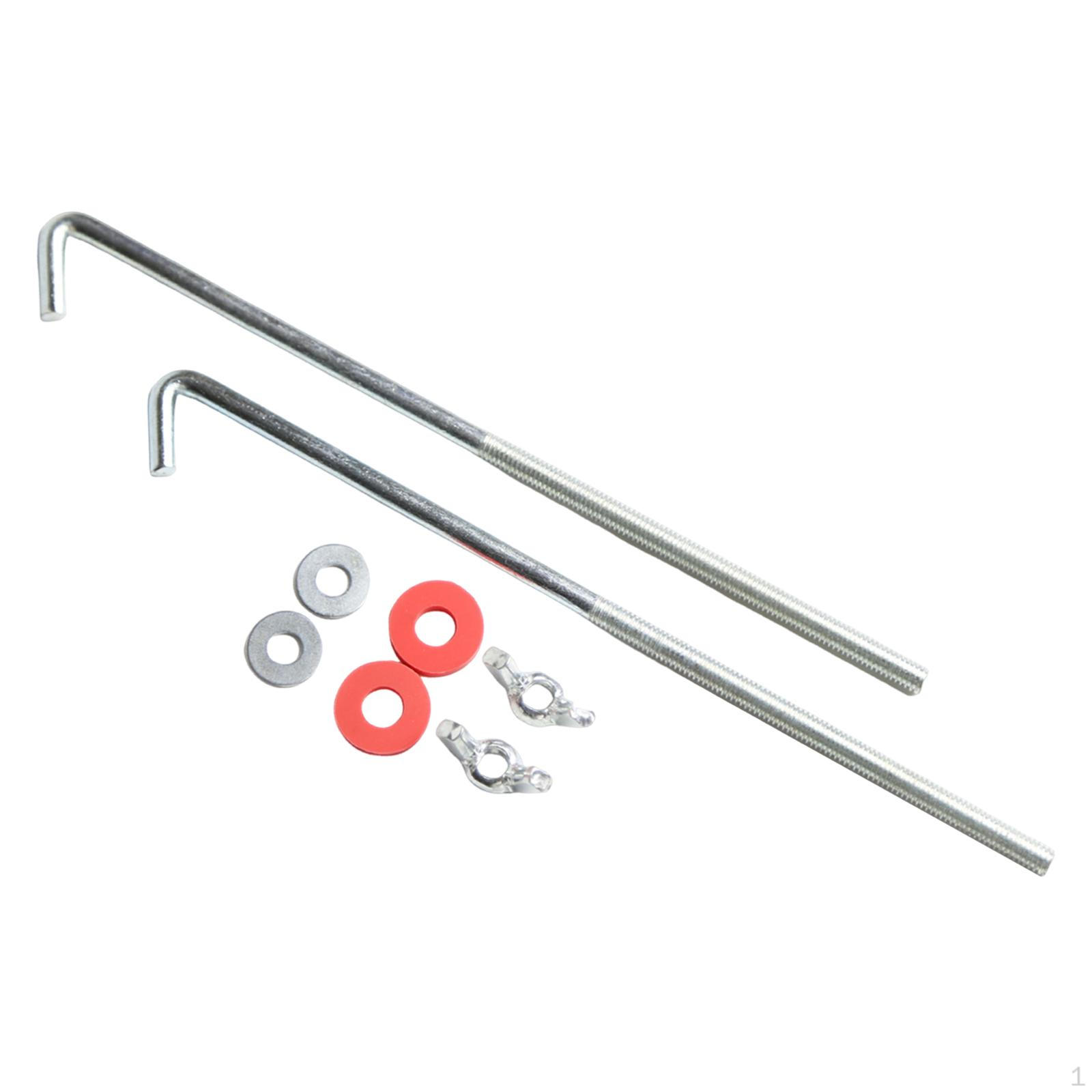 

Powered Hold Down Bar Fixing Replacement Automotive Accessories Auto Component Mount Holder 23cm