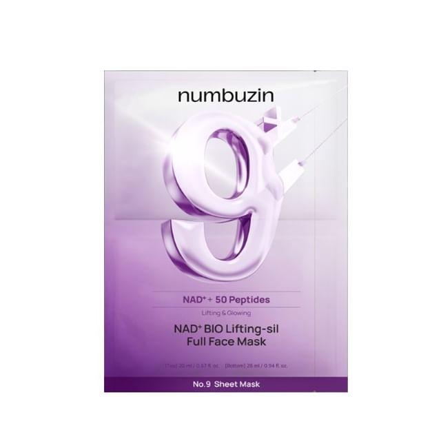 NUMBUZIN №9 NAD Биолифтинг-сил Маска для всего лица 1 шт. 48ml x 1 sheet