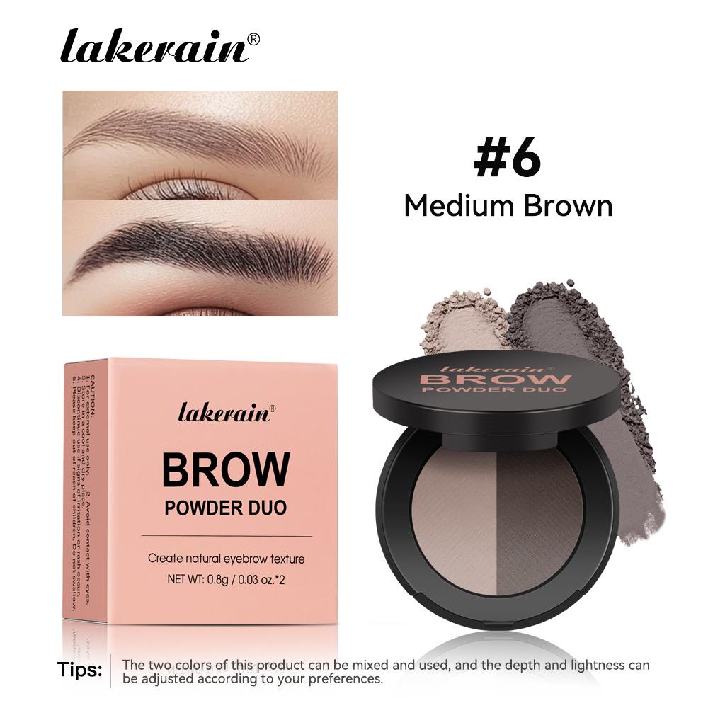 

Палитра пудры для бровей 2Colors 3D Thrush Natural Eyebrow Enhancers Высокая цветопередача Водостойкая стойкая косметика для макияжа глаз