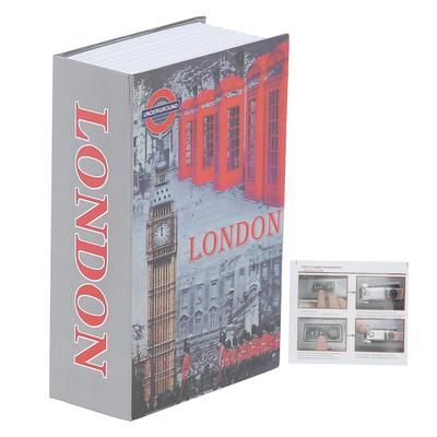Innovative Book Safe Box Portable Simulation Book Shaped Safety Storage Box for Storage Money