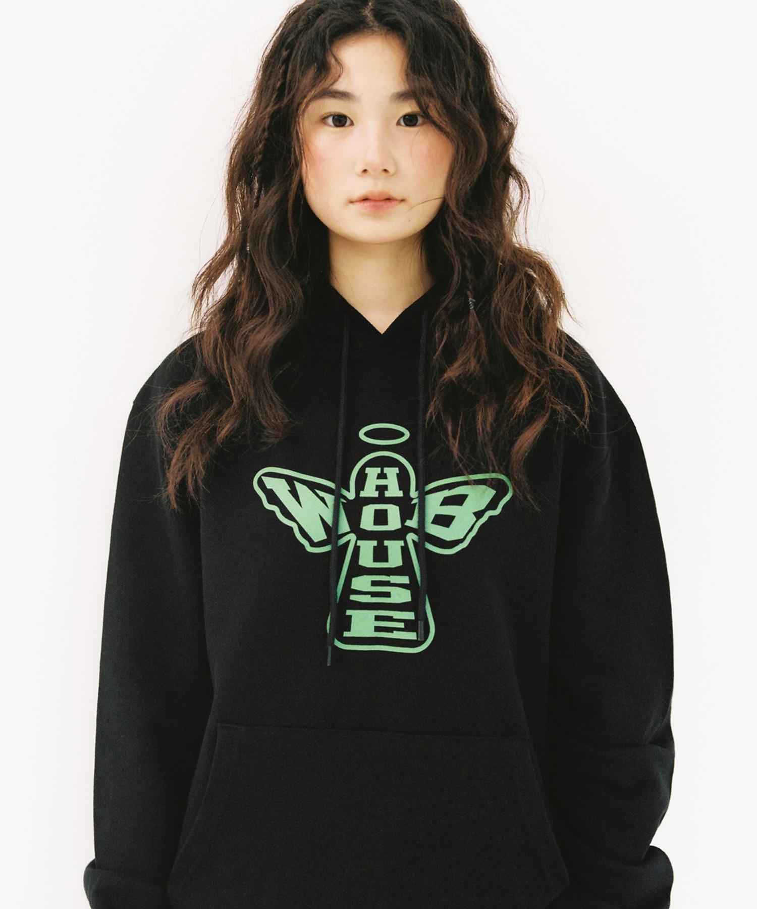 Web House Web Angel Hoodie - Black Black