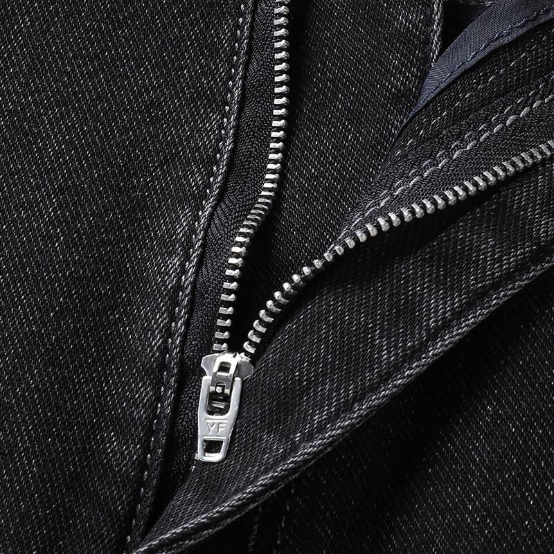 Dibinze Men's Plus Size Cotton Straight Leg Stretch Jeans