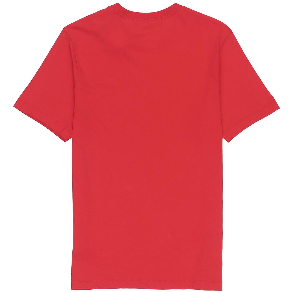 Nike Solid Color Embroidered Small Round Neck Short Sleeve Red Men's AR4999-657