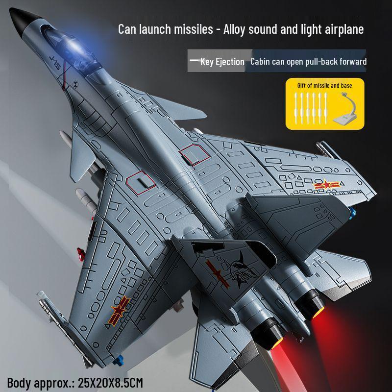 Stealth Fighter J-20 Alloy Airplane Model J-3 Boys Toy