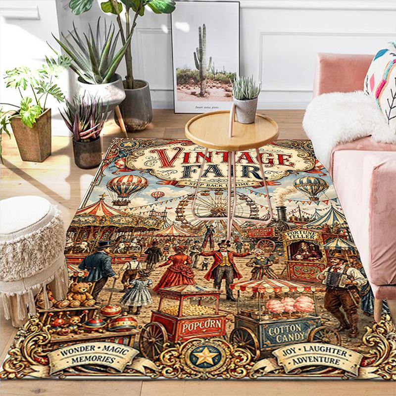 1Pc Winter Wonderland Rug Office Carpet Indoor Outdoor Doormat Nonslip Soft And Comfortable Living Room Christmas Halloween Gift D91835