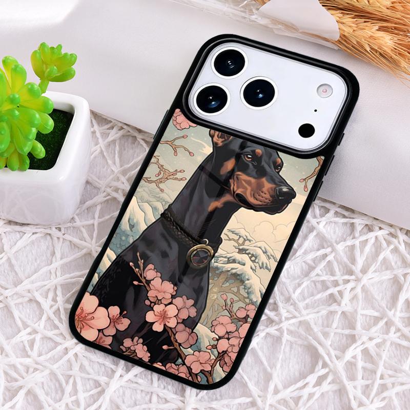 

Animal Doberman Dog Phone Case for iPhone 17 Air 16 15 11 12 14 13 Pro Max Shockproof Cover iPhone Air