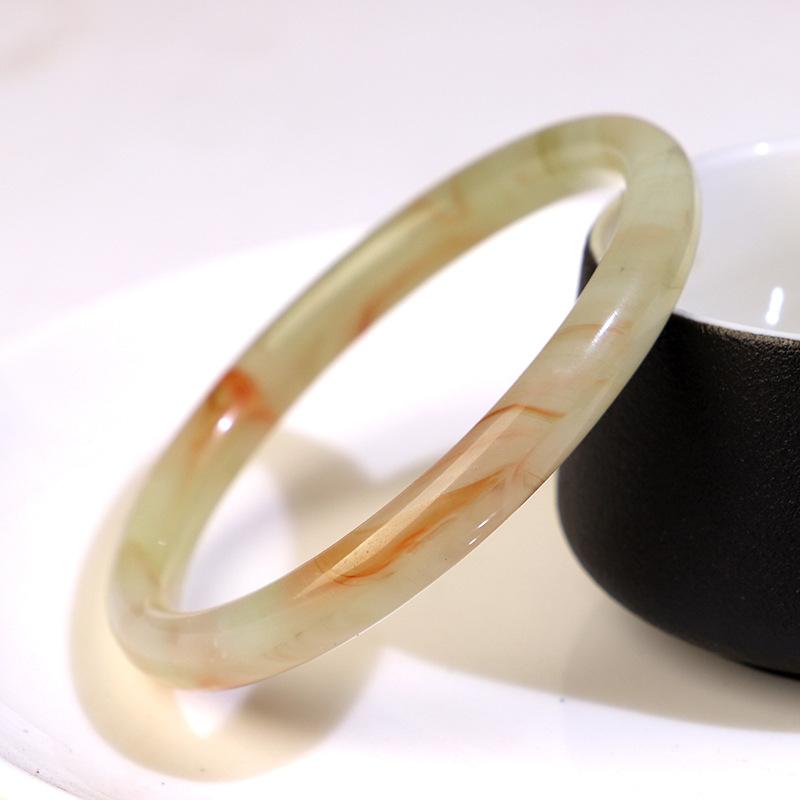 New chinese style glass antique bracelet - women's light luxury jewelry - gift accessory 8mm