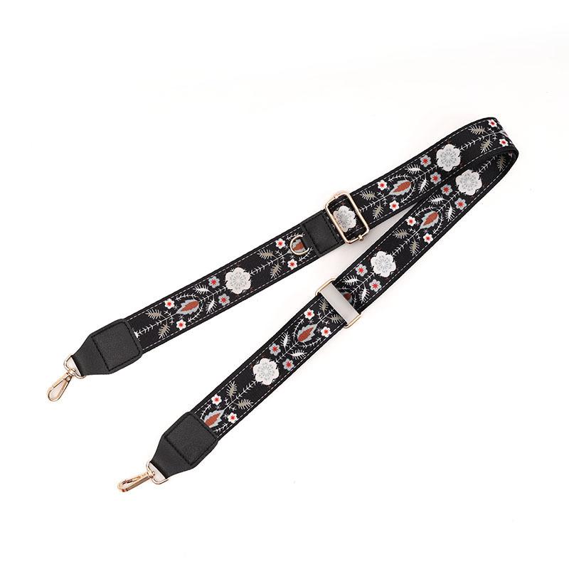Wide Strap Adjustable Bag Accessories Single Shoulder Crossbody Women's Bag Long Shoulder Strap Ethnic Style Color Bag Strap