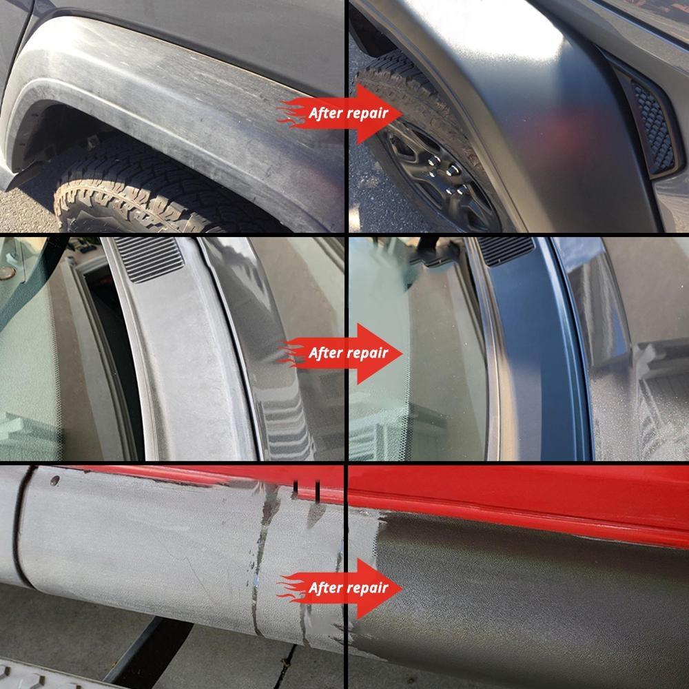 HVIERO-24 Plastic Trim Coating Long-Lasting Hydrophobic Car Exterior Plastic Restorer Aging Plastics Turn Black Bright 20/50ml